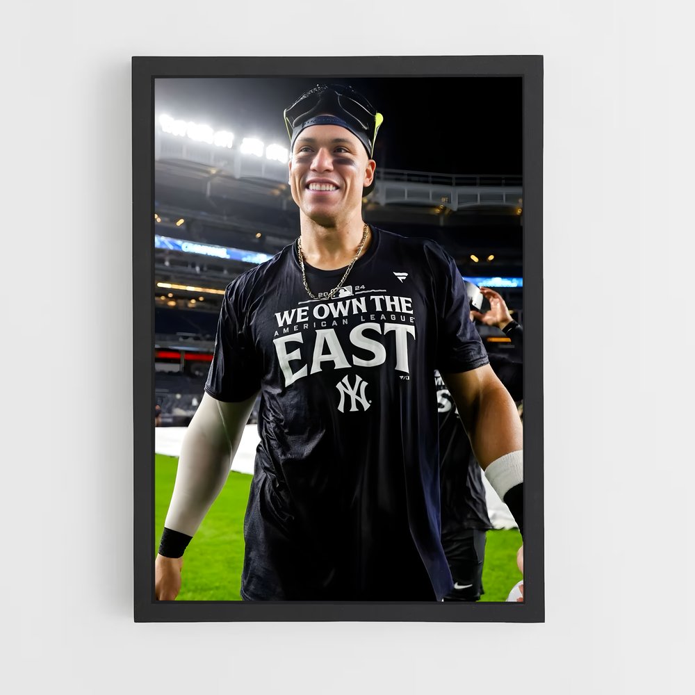 Poster Aaron judge frappe – affiche Baseball (vue 2)